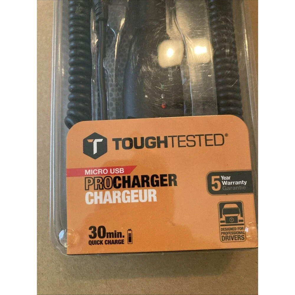 Android Micro USB PRO+ CAR CHARGER 10ft Cable TT-PCT-MICRO Quick Charge 3.0